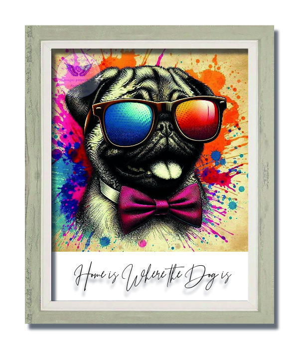 Two Sizes
Wood Effect Frame
Hang or Stand
From £10