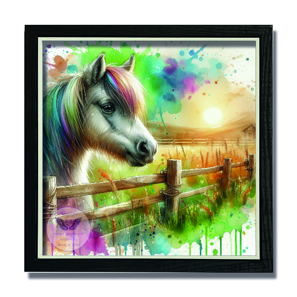 Image size 8" X 8"
Hang or free standing.
Wooden effect frame
£10