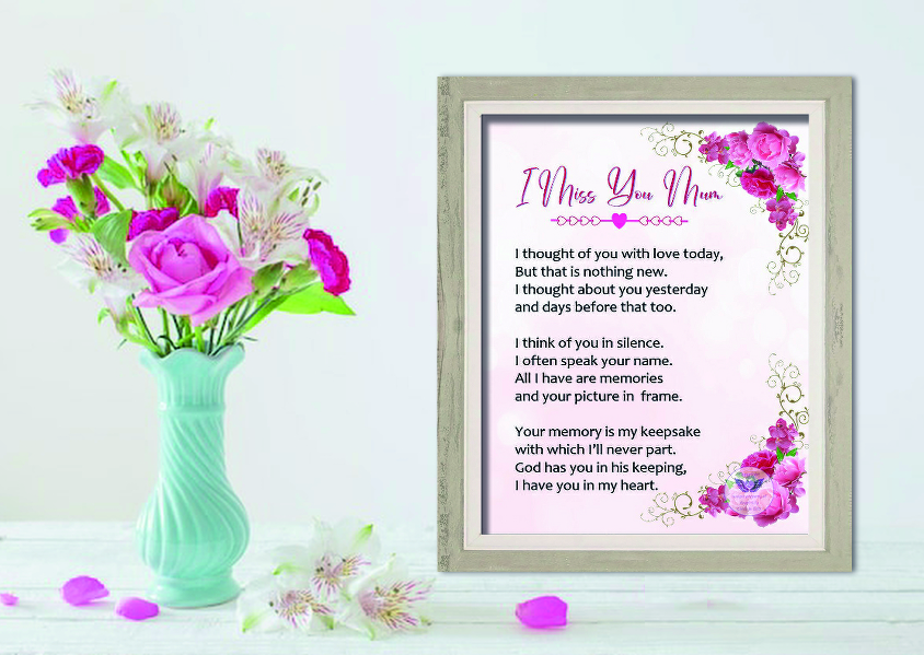 MISS YOU MUM 
Various Sizes
From £6.00
SEE MORE