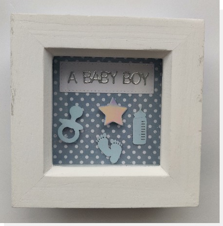 NEW BABY BOY
Frame Size: 110 x 110mm
View size: 60 x 60mm
£5
SEE MORE