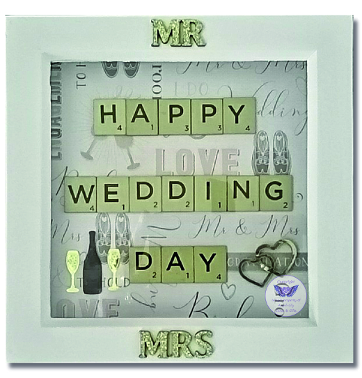 HAPPY WEDDING DAY (3D)
Frame Size: 180 x 180mm
View size: 130 x 130mm
£12
SEE MORE