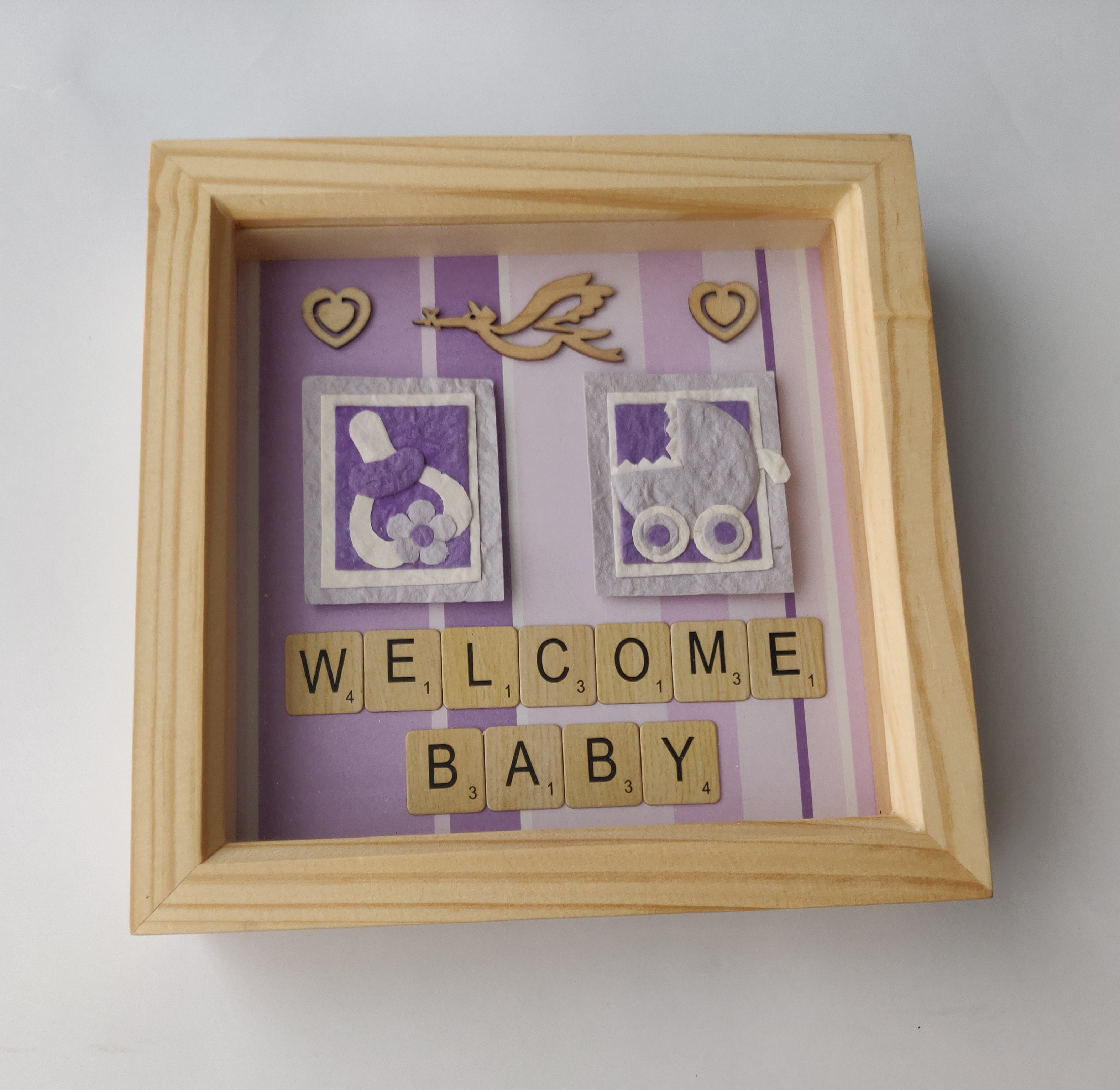 WELCOME BABY (3D)
Frame Size: 195 x 195mm
View size: 155 x 155mm
£12
SEE MORE